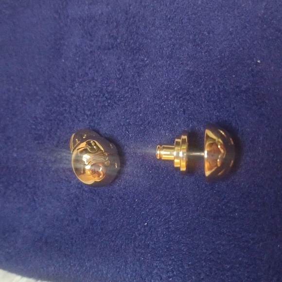 Tory Burch Gold Dome Earrings - Picture 3 of 5